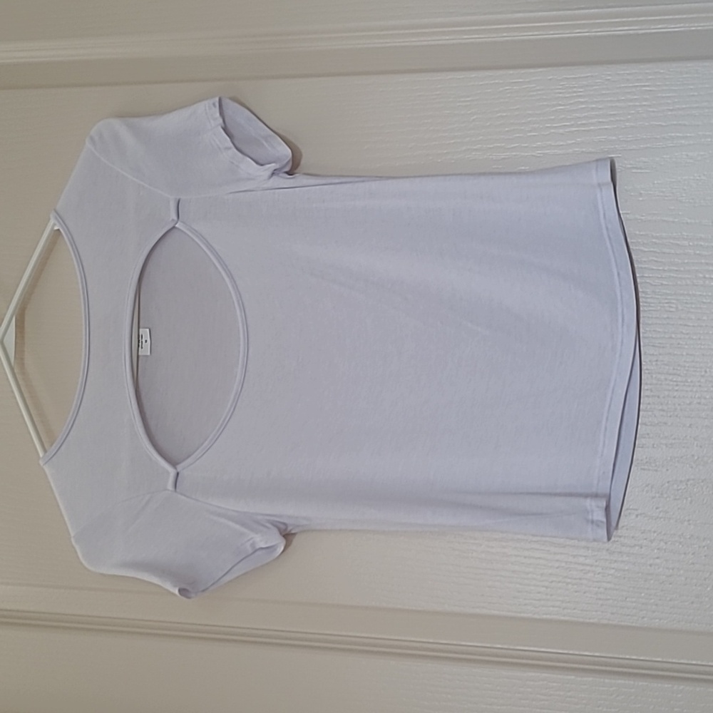 48. HEINY COLLECTION Elegant White Cut-out Top Size M